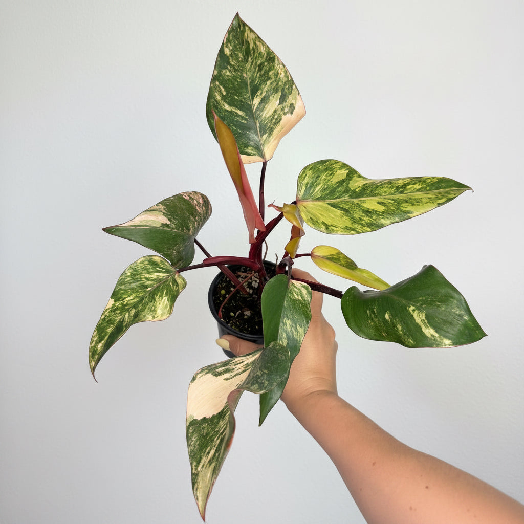 Philodendron Strawberry Shake 4”