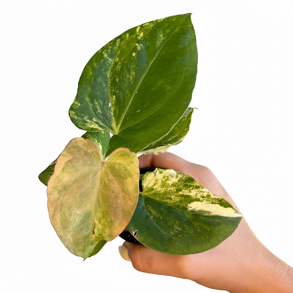 Anthurium papi x besseae var x AOS (Tezula)